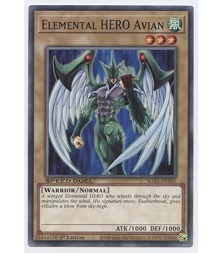 遊戯王ラッシュデュエル Elemental Hero Bubbleman 1st Edition Yu-Gi-Oh! Elemental Hero Bubbleman - SGX1-ENA08 - Common